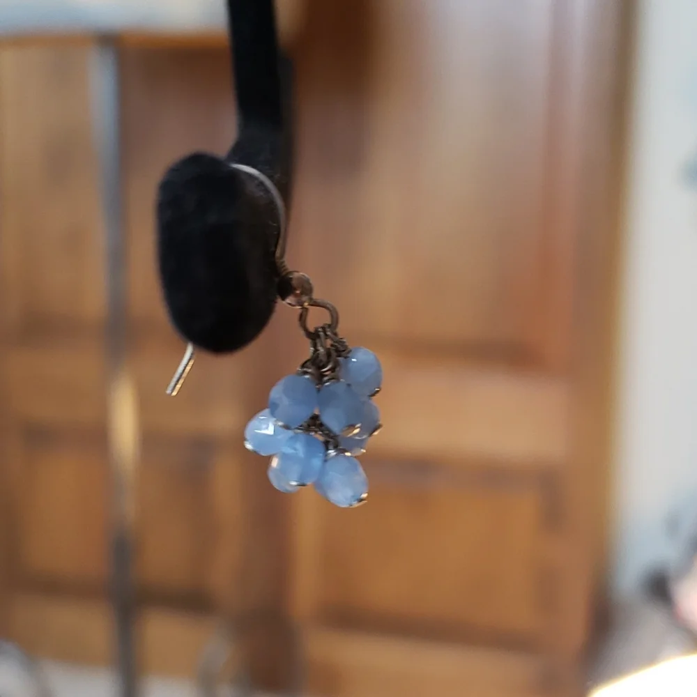 Glass Beaded Waterfall Drop Dangle Earrings